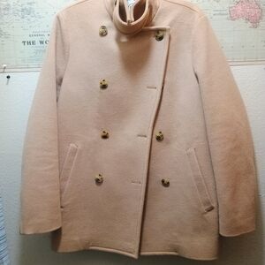 North + Mark Waterproof Wool Blend Peacoat. Mens M. Classic Men's Camel Peacoat.